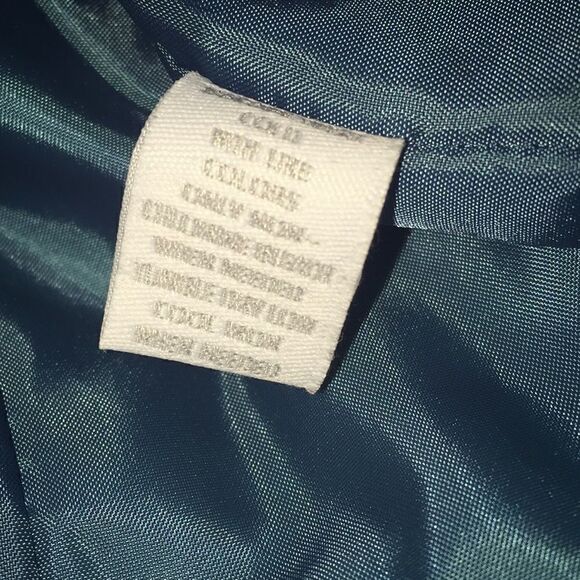 Teal colored puffer vest from Charter Club - Picture 6 of 8